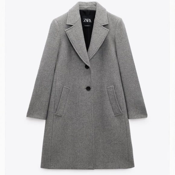 Zara Jackets & Coats Zara Wool Coat Poshmark
